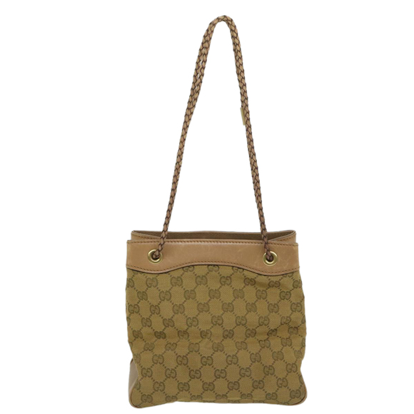 GUCCI GG Canvas Hand Bag Brown 109143 Auth 57772 - Picture 2 of 16